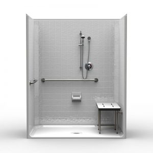 Roll-in ADA Shower LCS6337A75T
