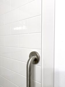 Close up flange trim