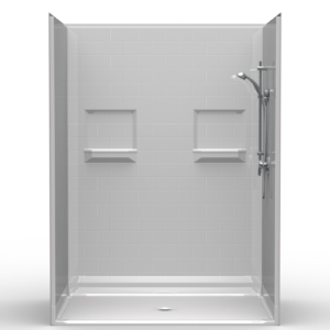 60 x 42 roll in shower kit