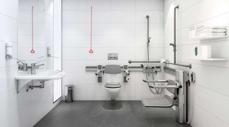 Barrier-free bathroom
